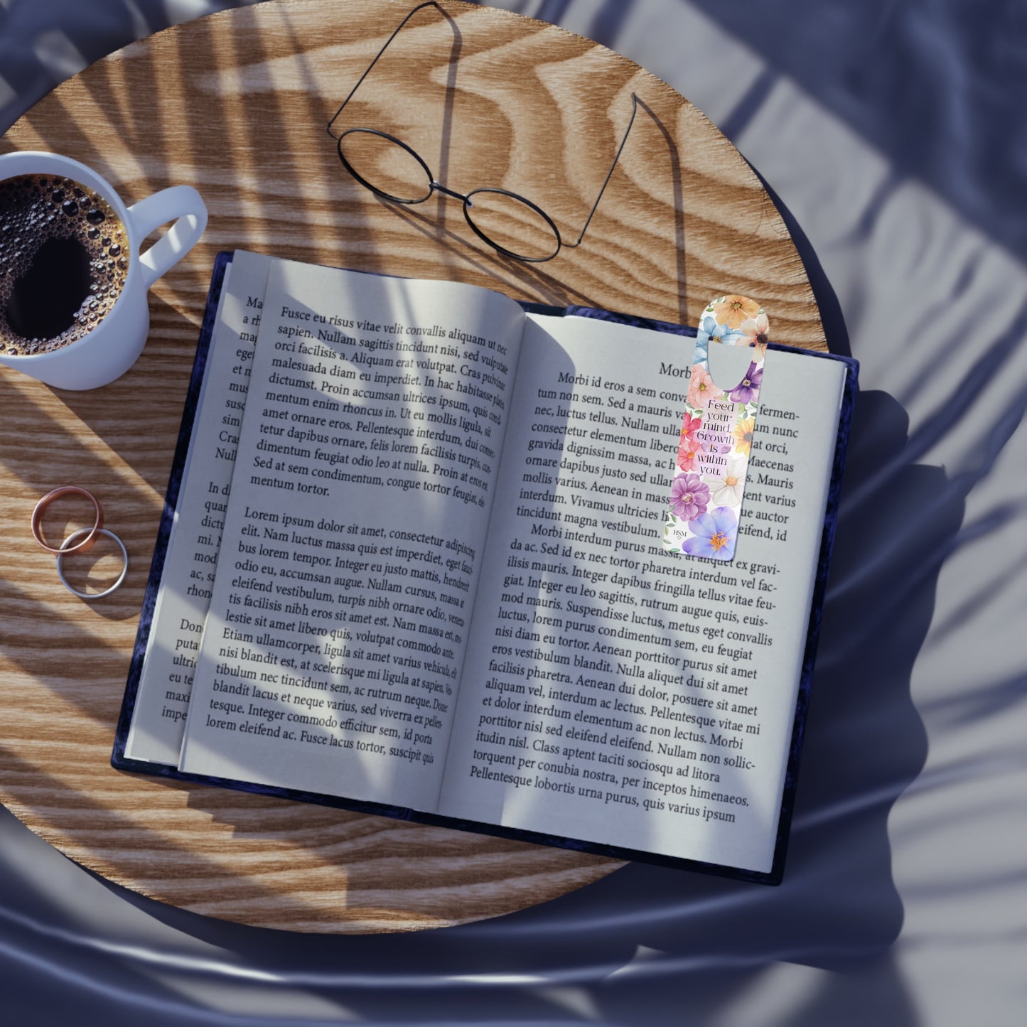 Floral Inspirational Bookmark
