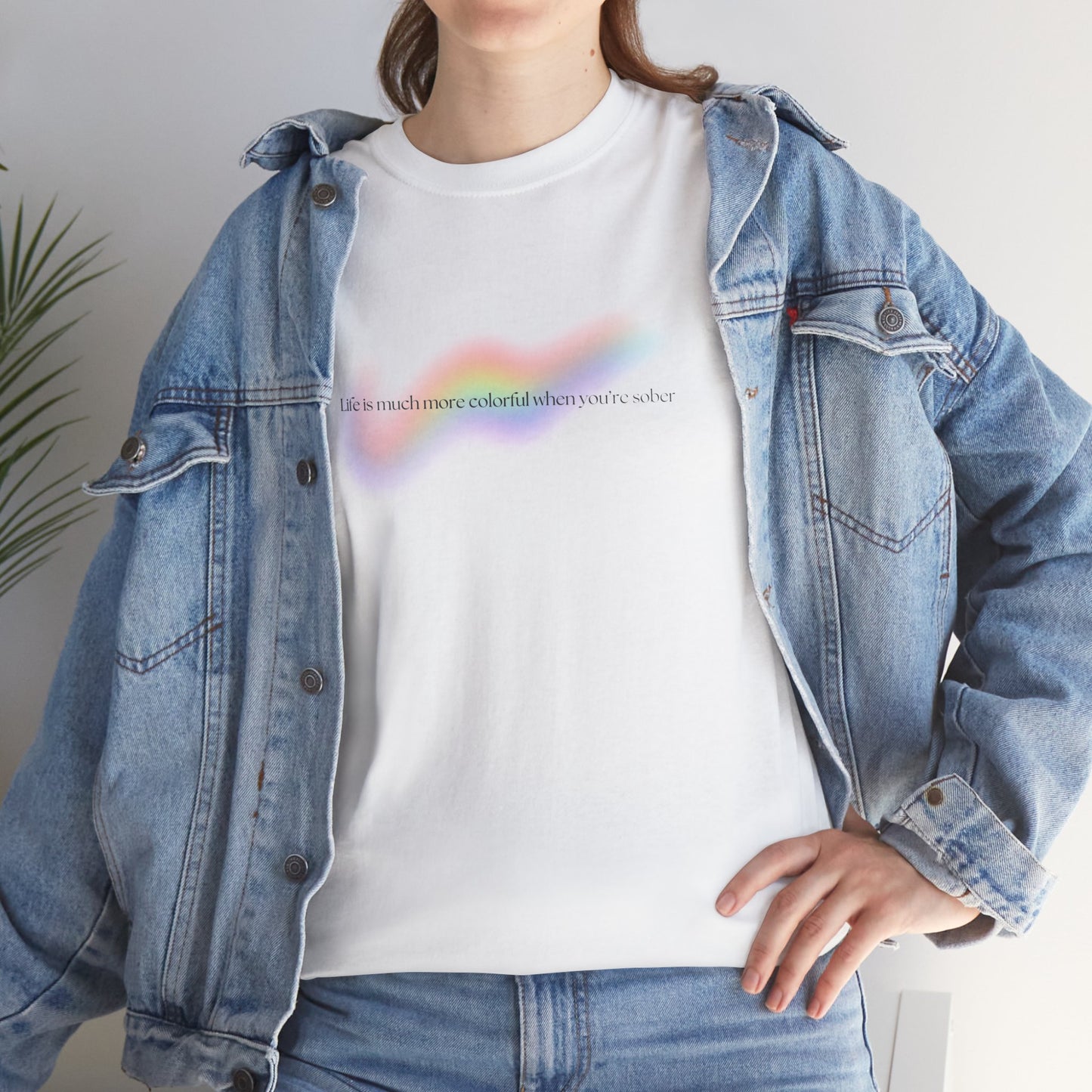 Colorful Sober Heavy Cotton Tee