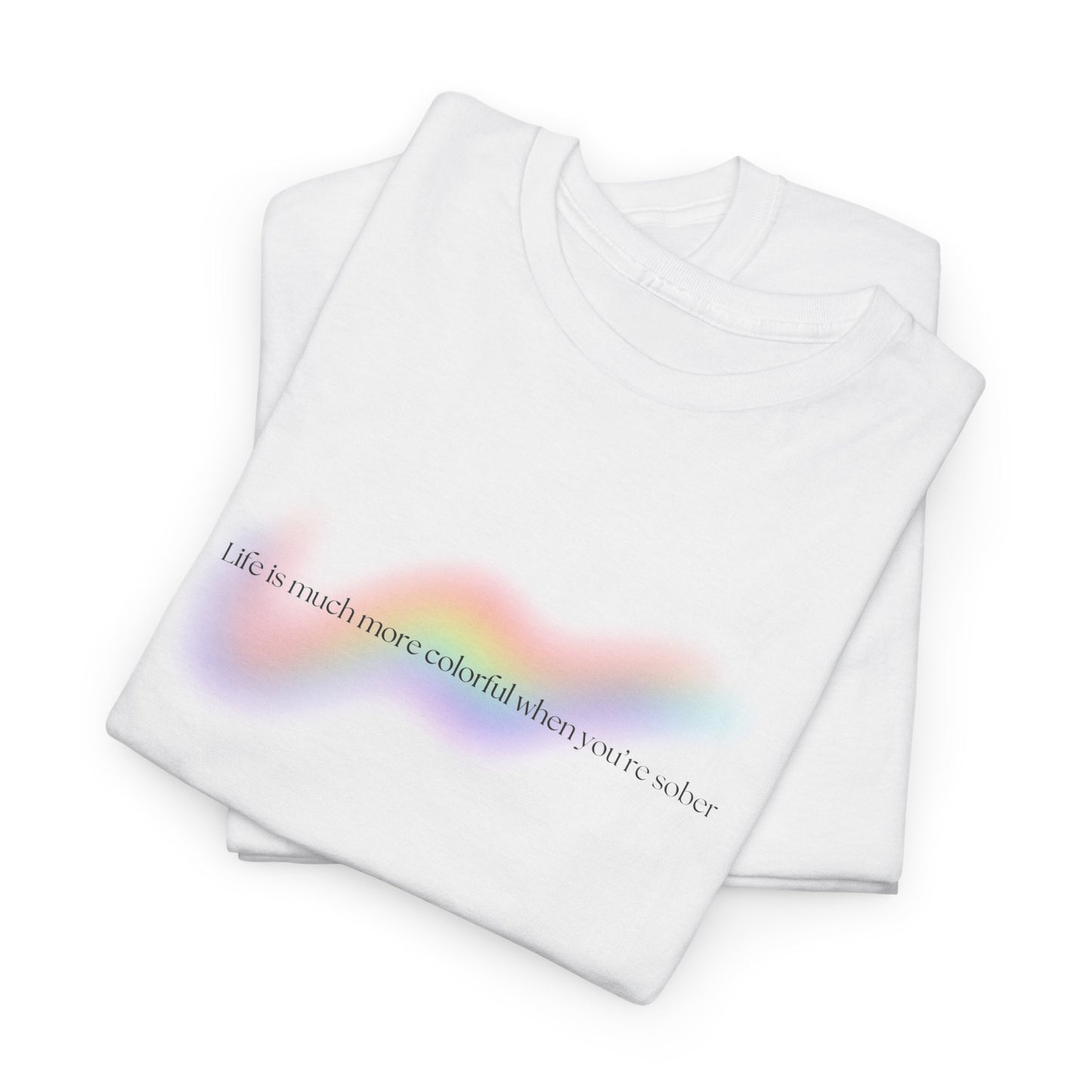 Colorful Sober Heavy Cotton Tee