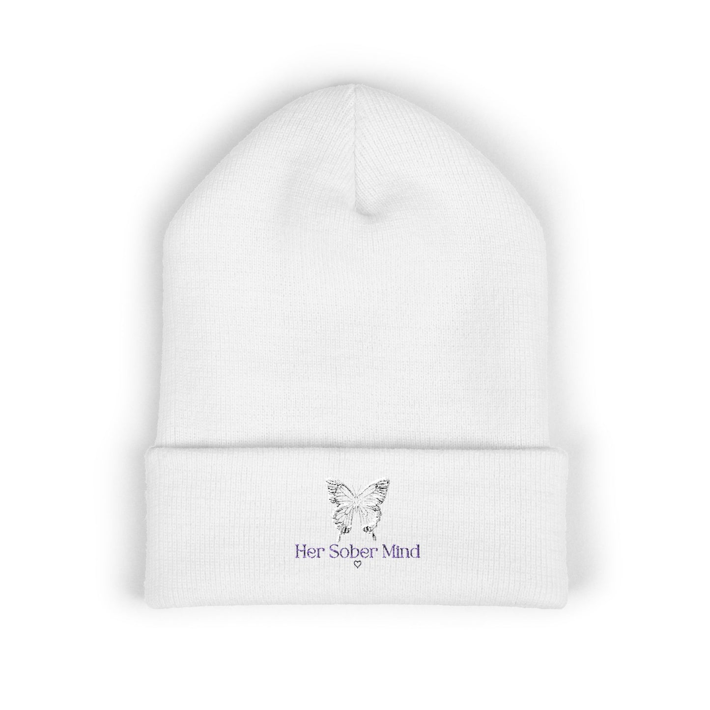 HSM Embroidered Cuffed Beanie
