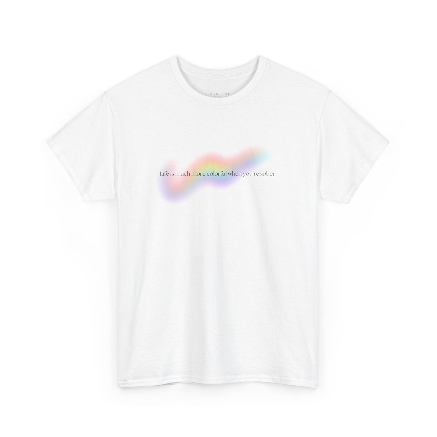 Colorful Sober Heavy Cotton Tee