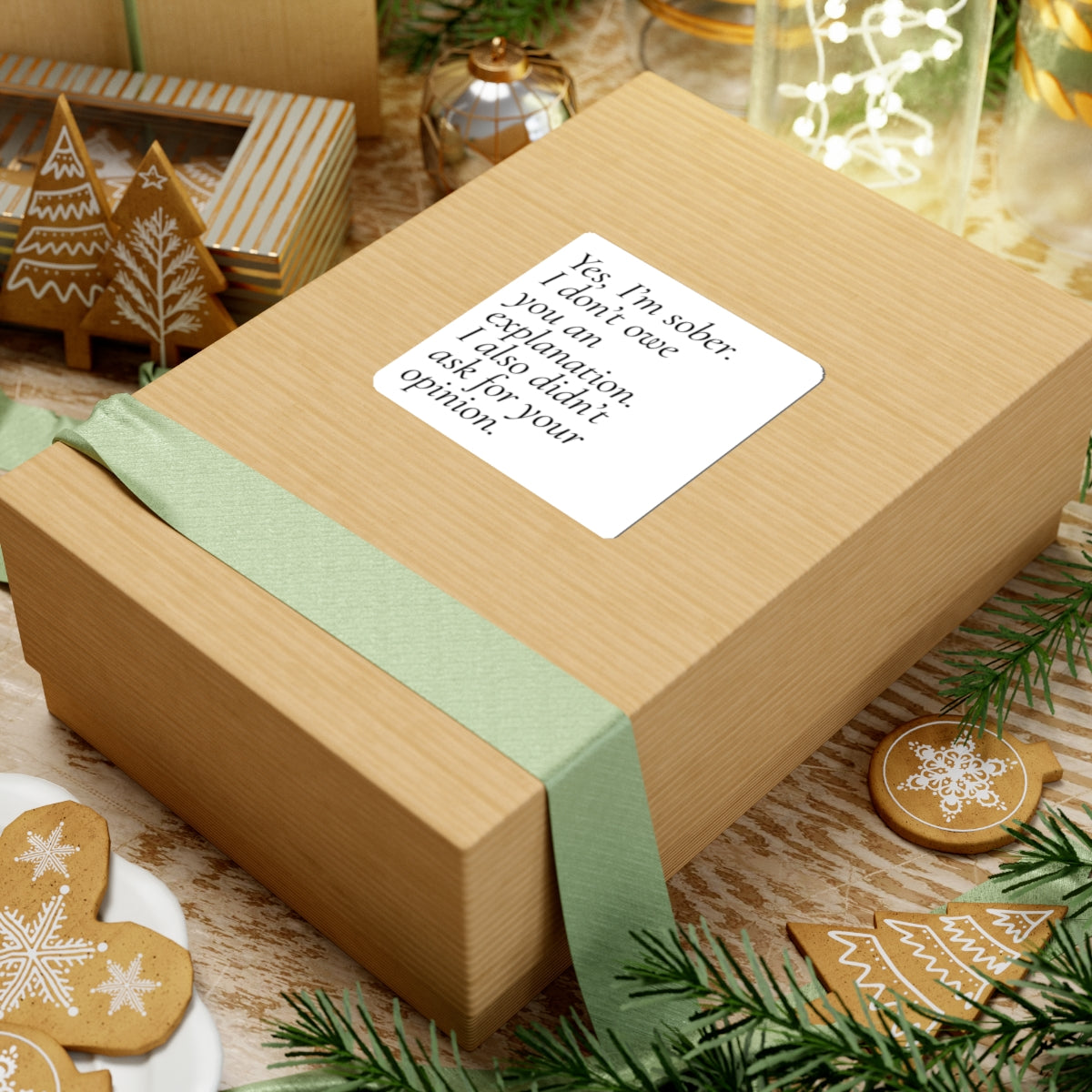 Sober & Unapologetic Vinyl Sticker