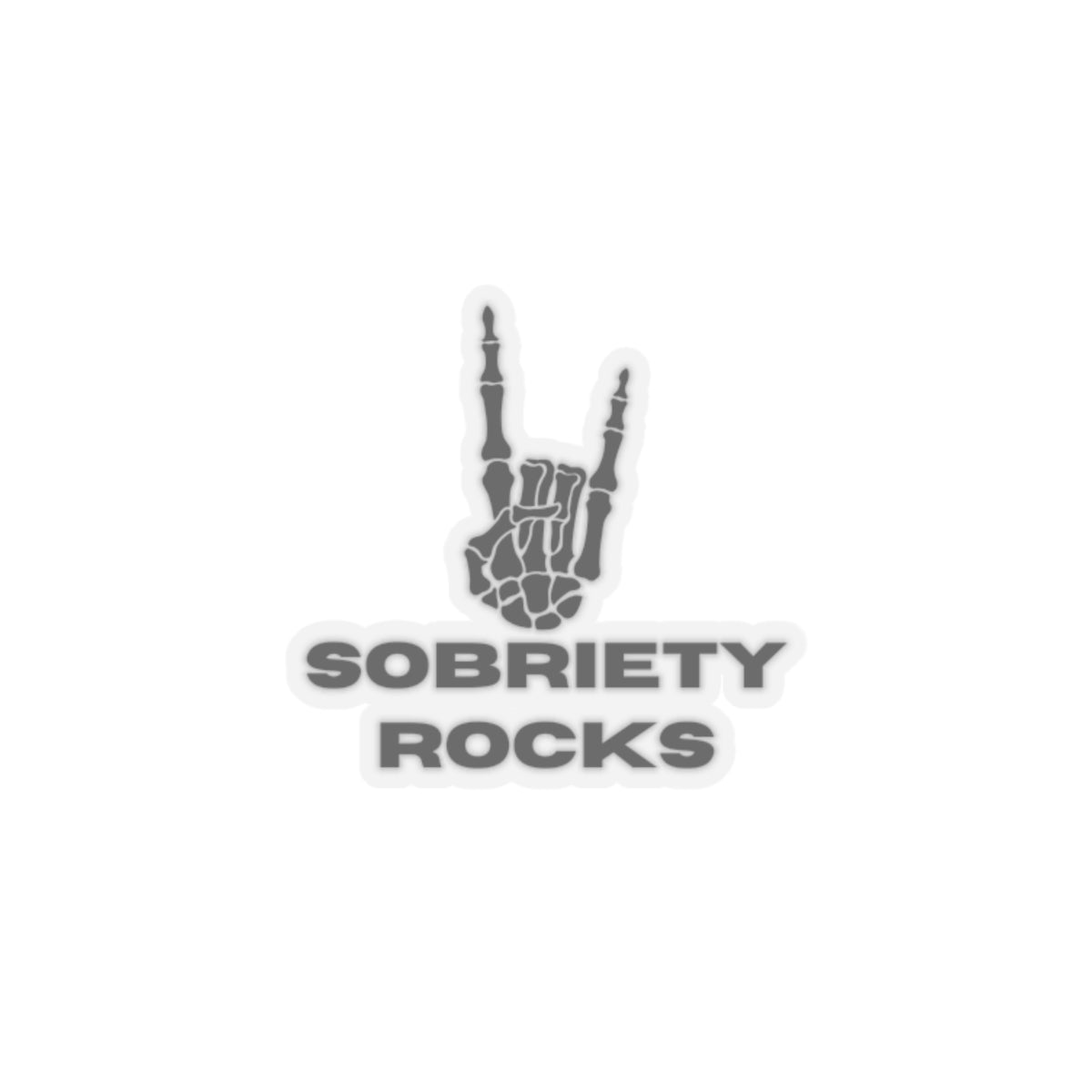 Sobriety Rocks Sticker