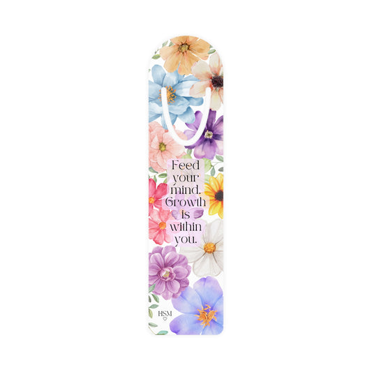 Floral Inspirational Bookmark