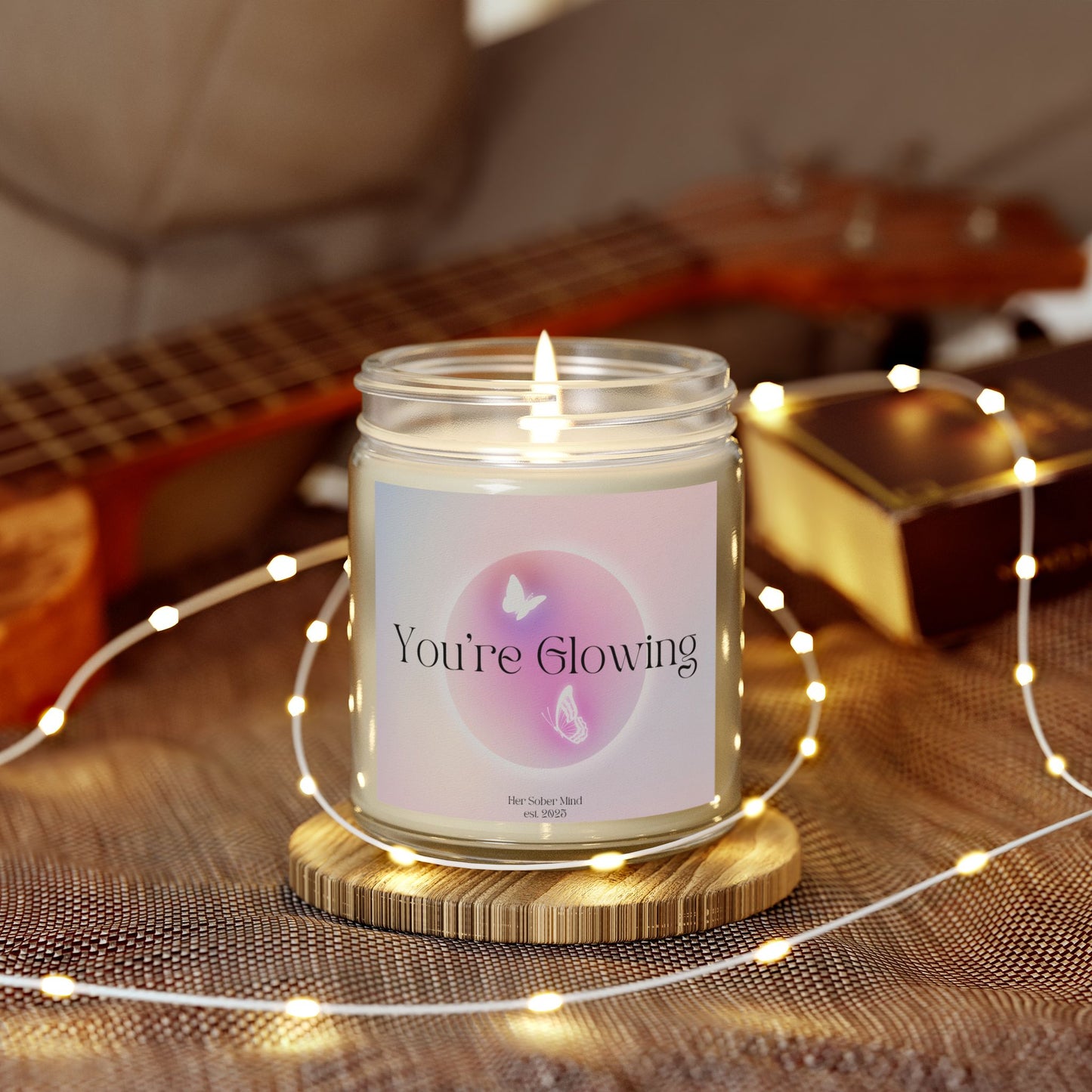 You're Glowing Candle - Coconut Apricot Wax (4oz, 9oz)