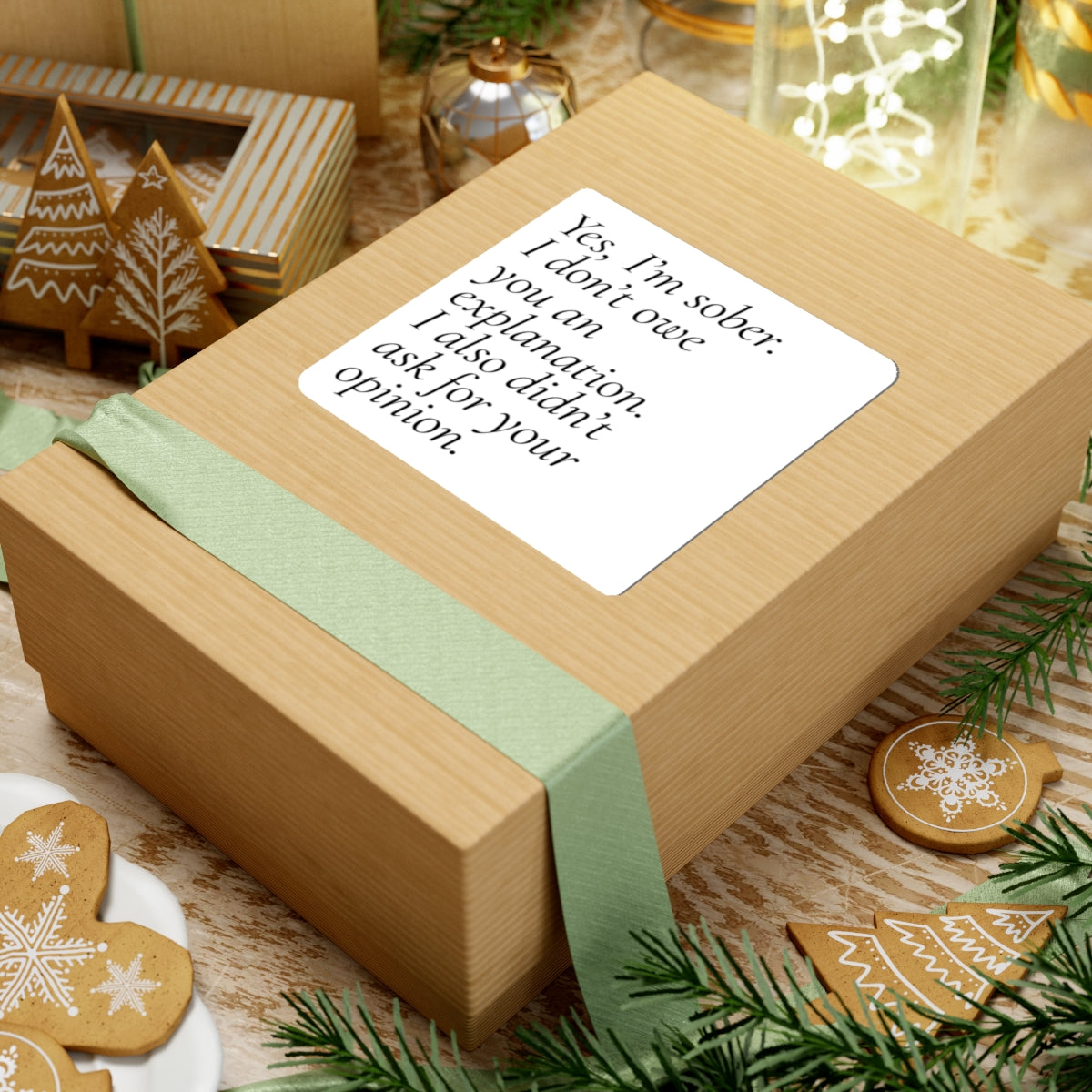 Sober & Unapologetic Vinyl Sticker