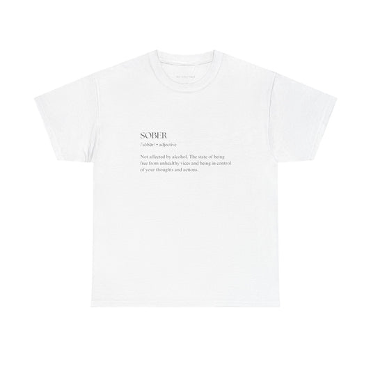 Sober Heavy Cotton Tee