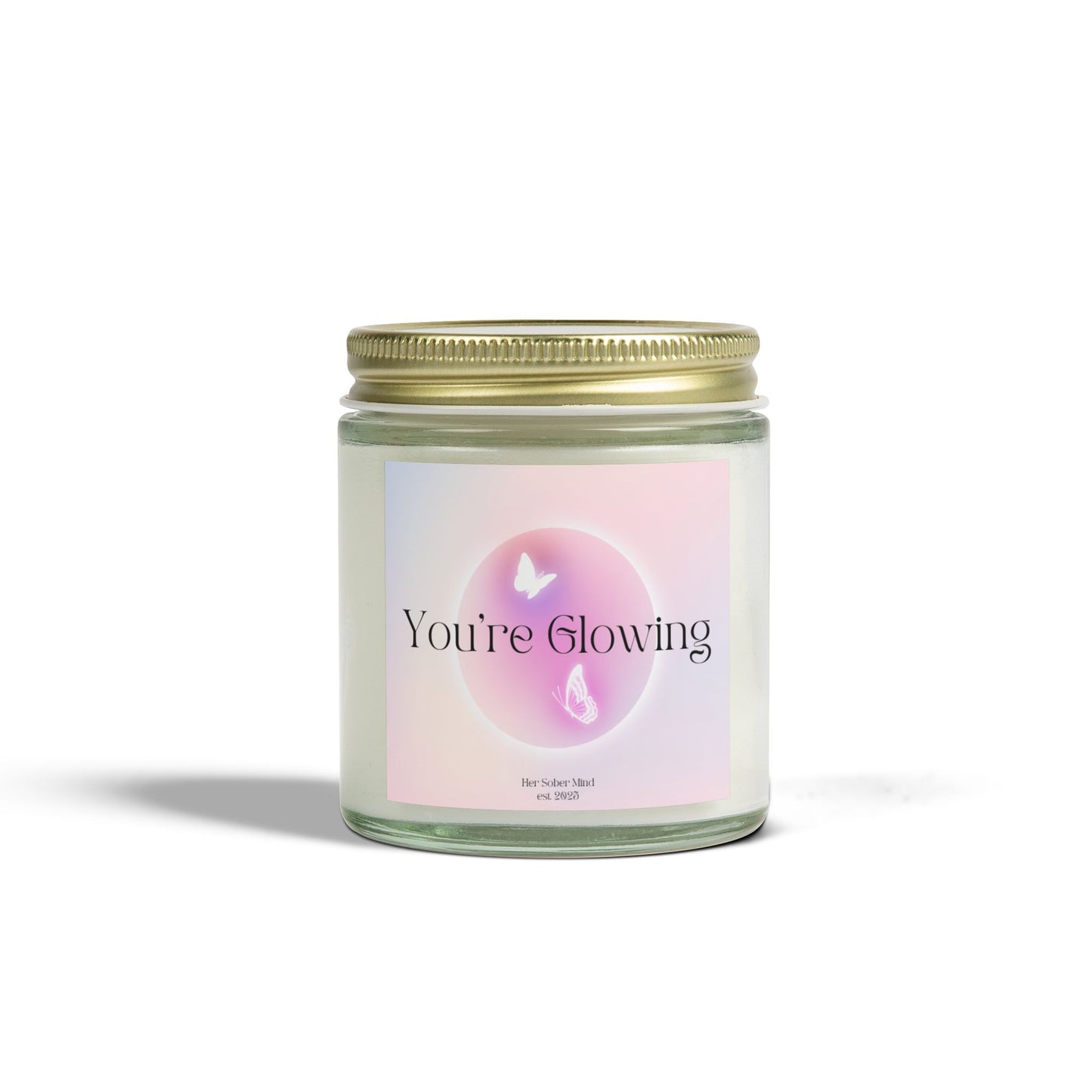 You're Glowing Candle - Coconut Apricot Wax (4oz, 9oz)