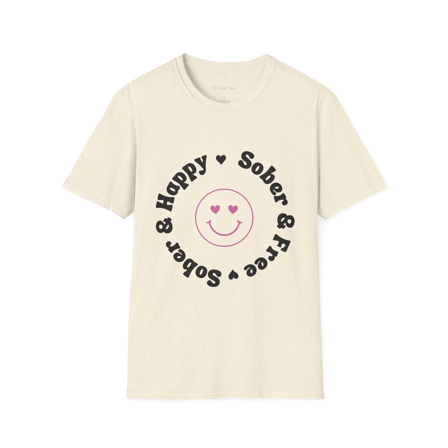 Sober & Happy Softstyle T-Shirt