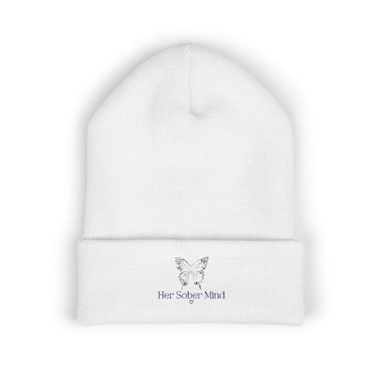 HSM Embroidered Cuffed Beanie