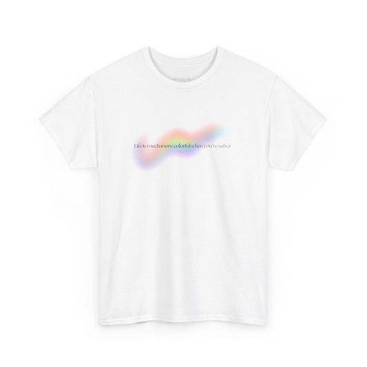 Colorful Sober Heavy Cotton Tee