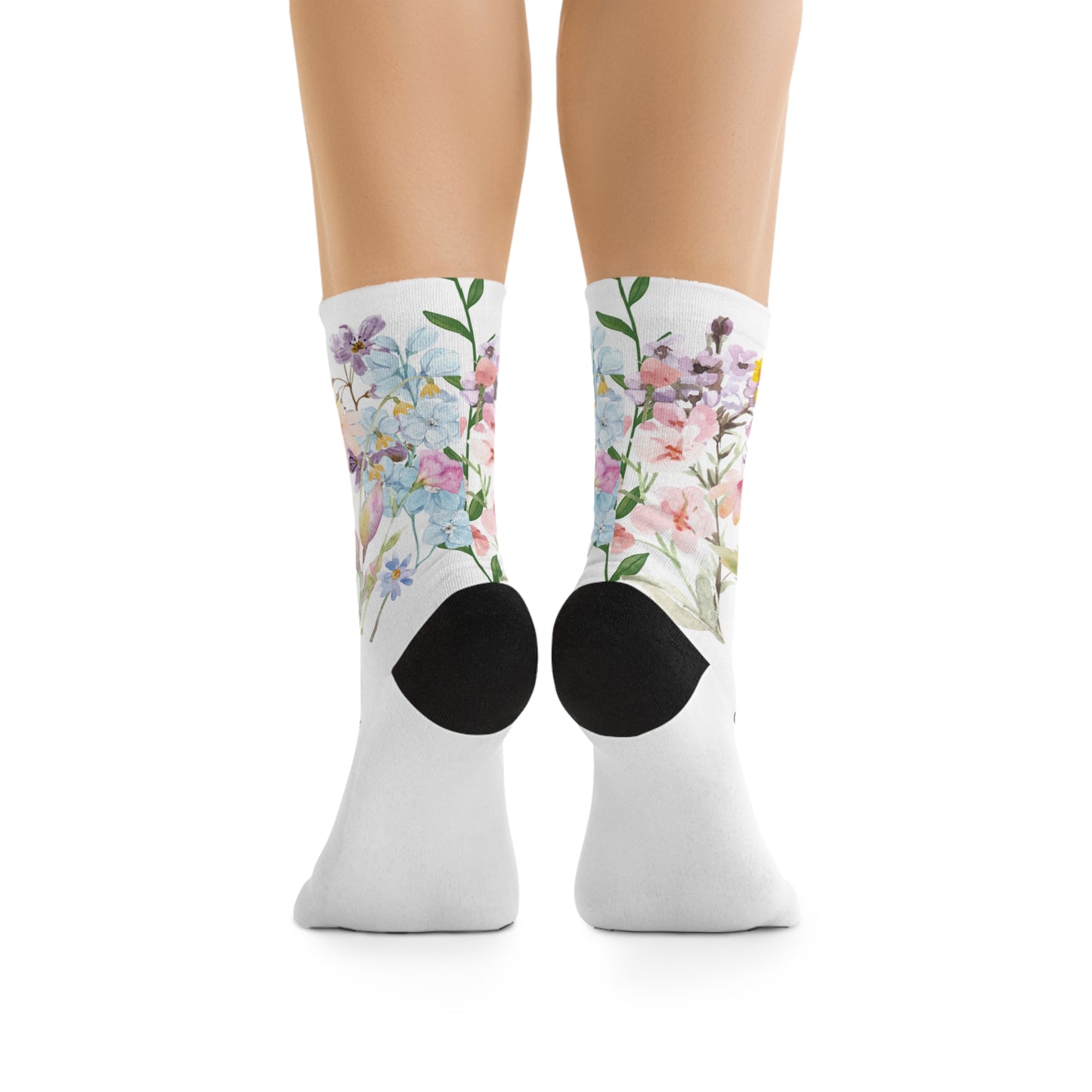 Floral ODAAT Recycled Poly Socks