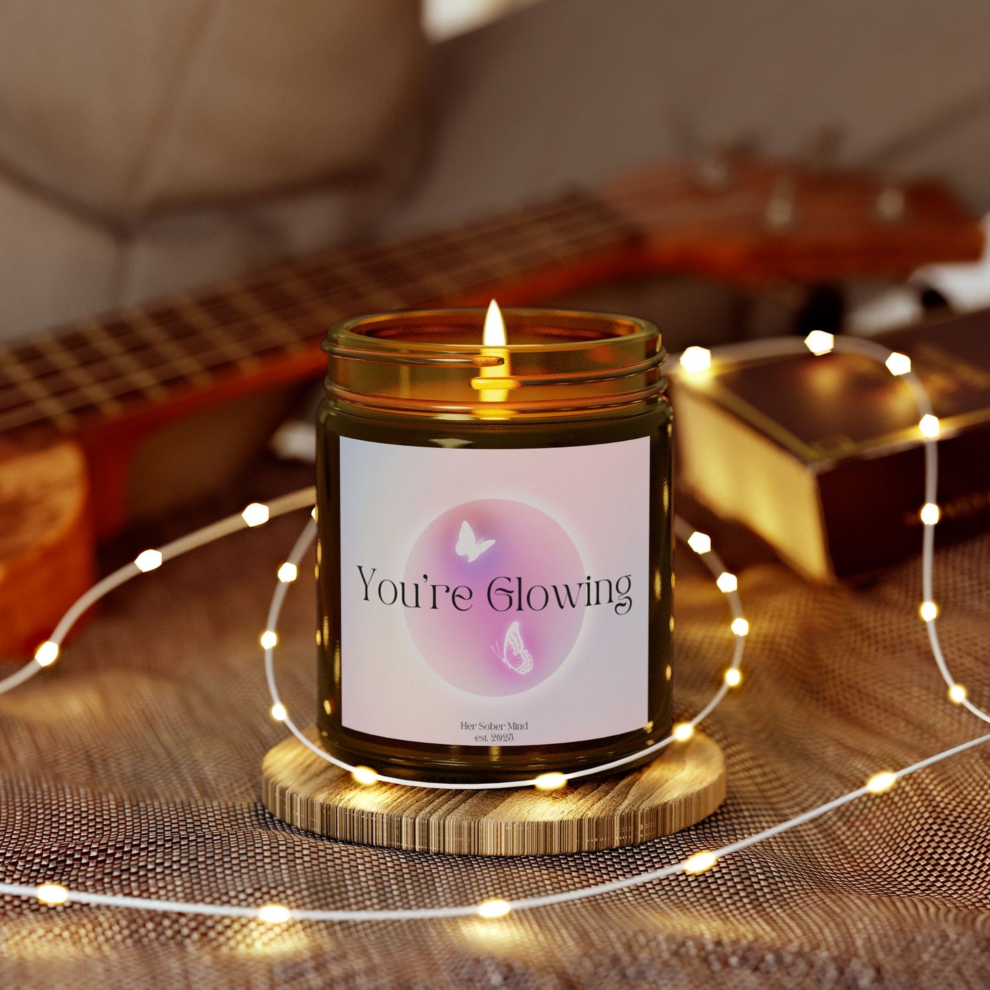 You're Glowing Candle - Coconut Apricot Wax (4oz, 9oz)