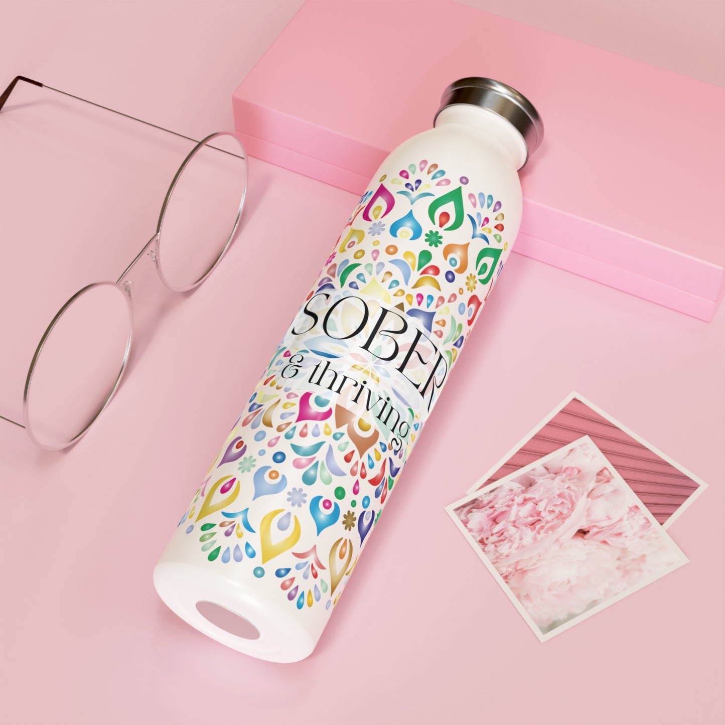 Sober & thriving Insulated Water Bottle