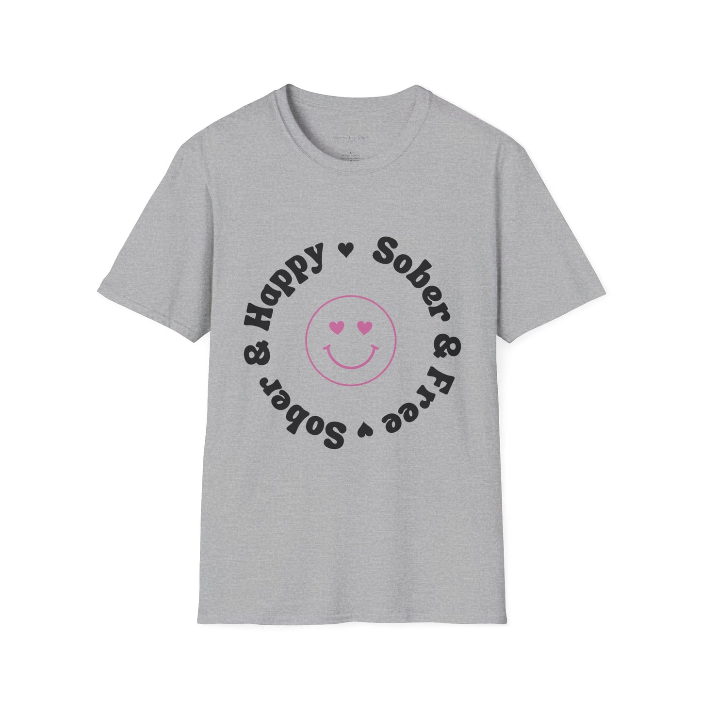 Sober & Happy Softstyle T-Shirt