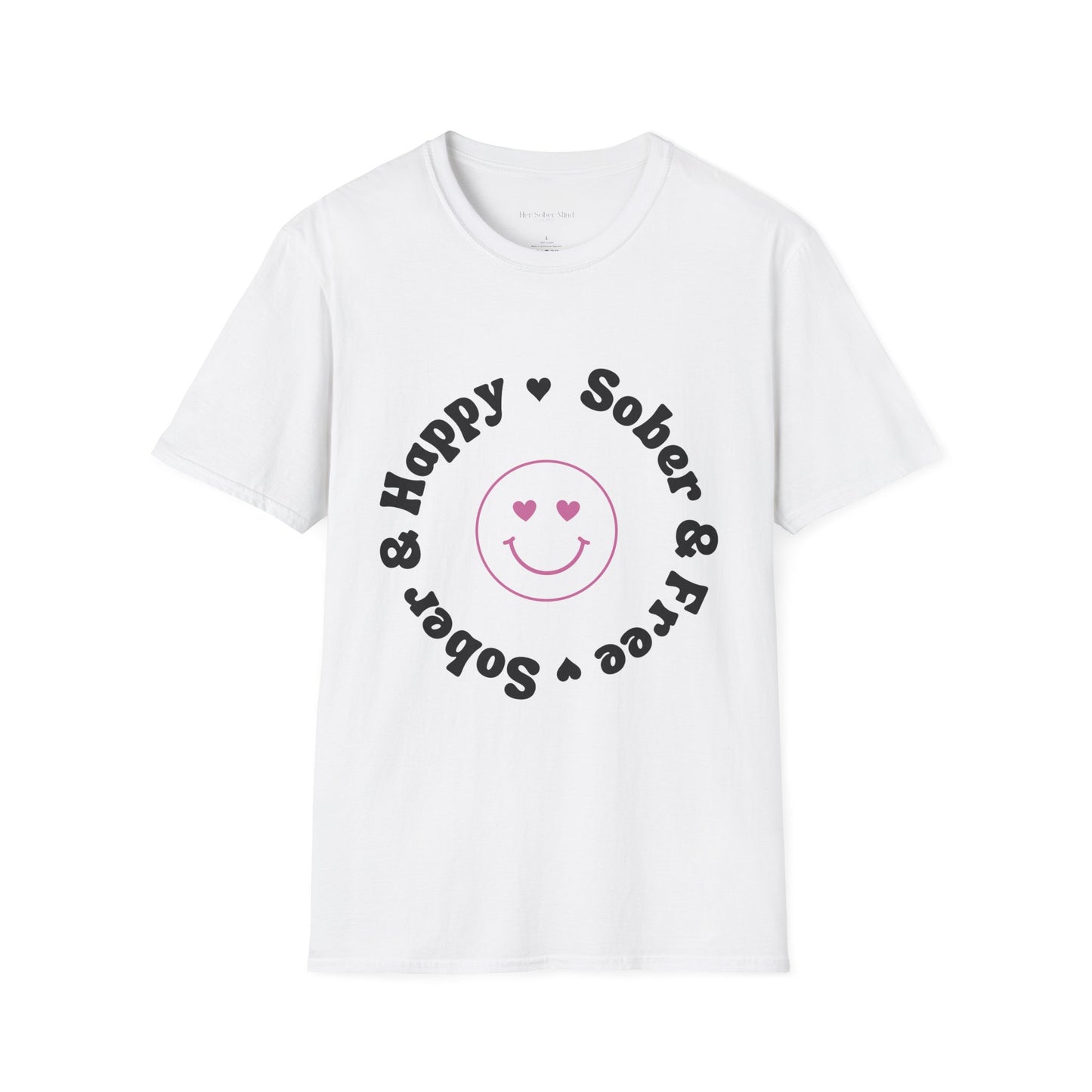 Sober & Happy Softstyle T-Shirt